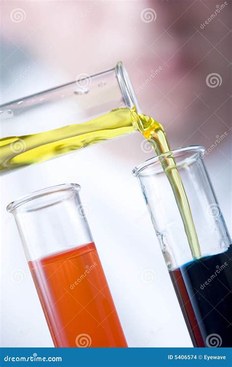 Chemical Laboratory Scene Careful Stock Images Image 5406574