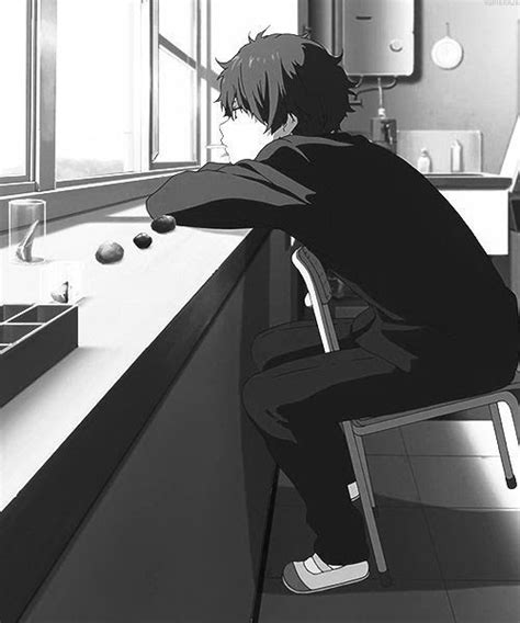 Aesthetic Anime Boy Pfp Black And White Anime Wallpaper
