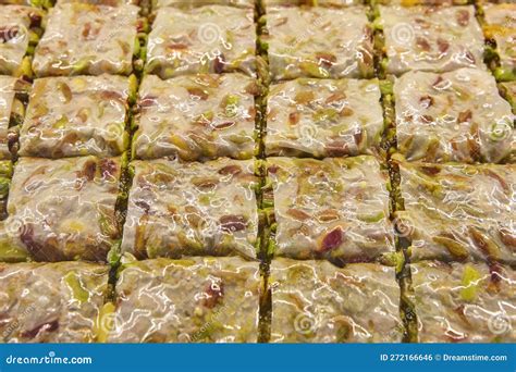 Traditional Turkish Sweet Honey Desserts Detail Oriental Food Baklawa