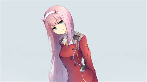 Darling In The Franxx Zero Two Straight Pink Anime Cosplay B5a