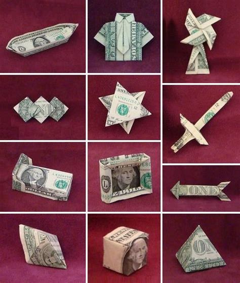 Dollar Origami Instructions Dinero De Origami Regalos Creativos De