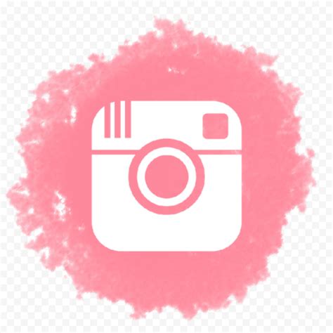 Pink Brush Watercolor Icon Old Instagram Logo Citypng My Xxx Hot Girl