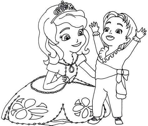 Sofia The First Coloring Pages Clip Art Library