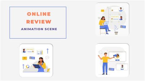 Customers Online Review Animation Scene After Effects Project Files