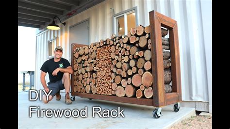 How To Build A Diy Firewood Rack Overbuilt To Last Youtube