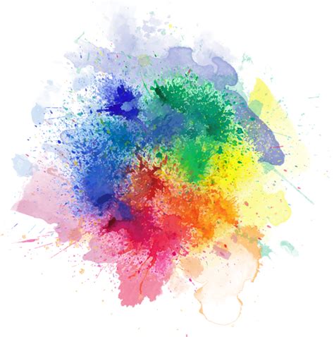 Powder Clipart Watercolor Color Splash Png Color Splash Clip Art