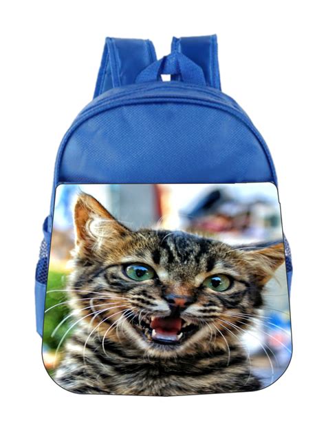 Accessory Avenue Toddler Bookbag Cat Kitty Smiling Kitten Kids