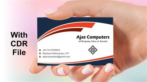 Professional Visiting Card Design In Coreldraw And Professional Business