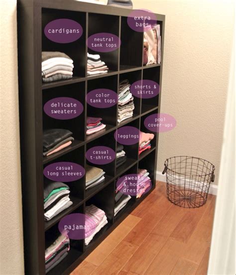 Who says your clothes have to stay in your bedroom? IKEA Kallax unit | Kallax ikea, Home organization, Cheap ...