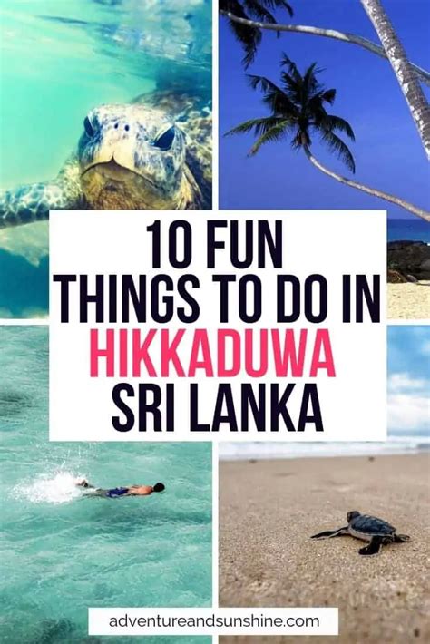 10 Things To Do In Hikkaduwa Sri Lanka Adventure And Sunshine