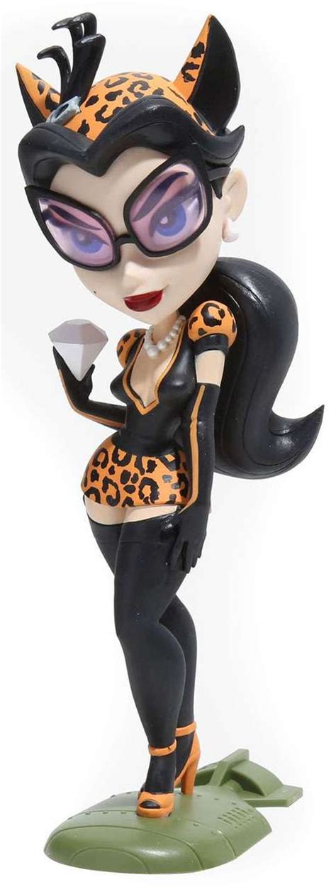 Dc Bombshells Catwoman Exclusive 7 Vinyl Figure Leopard Skin Cryptozoic Entertainment Toywiz