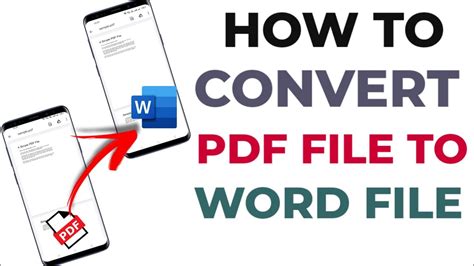 How To Convert Pdf File To Word File Format Pdf To Docx Ms Word