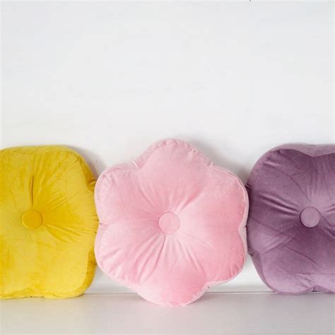 Flower Shaped Pillow Etsy