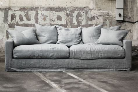 Sofa But Could Be Too Messy Sofa Inspiration Sofas Linen Sofa