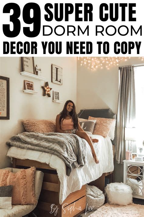 39 Cute Dorm Rooms We’re Obsessing Over Right Now By Sophia Lee In 2020 Dorm Room Storage