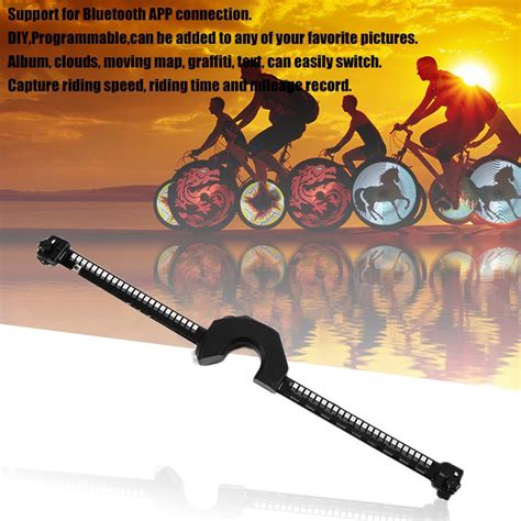 The wheel light system create thousands of amazing patterns in your spinning bicycle wheel to get you noticed at night. DIY CYCPLUS Bicycle Lights Smart Bluetooth + APP Dual arm Bicycle Hot Wheel Spoke Lights Bike-in ...