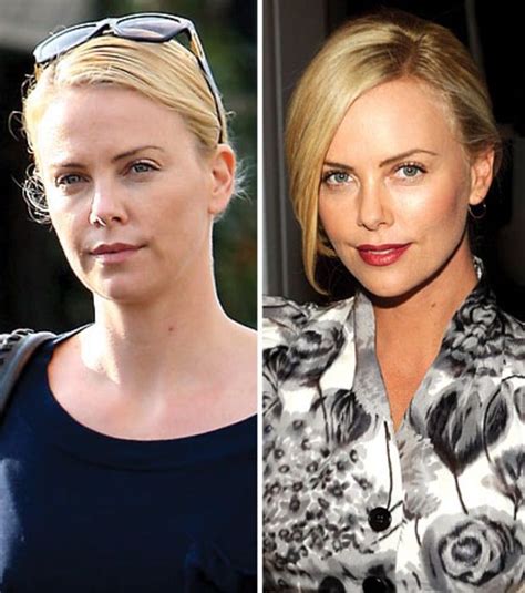 Charlize theron ретвитнул(а) vanity fair. Stars Without Makeup! | Celebrity makeup looks, Celebs ...