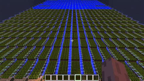 If you want to grow multiple crops, you can combine your farms in wheat, however, requires a light level of 9 or higher. (14175 Wheat) Biggest Minecraft Wheat farm, EVER. (No lag ...