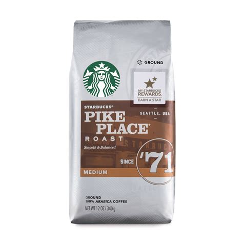 This is my quick review of starbucks pike place coffee pods by nespresso.well worth a try if you see them on offer in tesco and asda on a 2 for £5 rather. Starbucks Pike Place Roast Medium Roast Ground Coffee, 12 ...