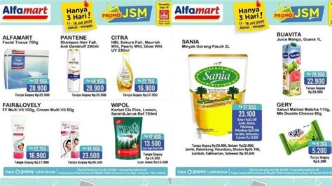 Sebab akan ada banyak promo atau potongan harga yang didapat. Katalog Promo JSM Alfamart Periode 17-19 Juli 2020 ...