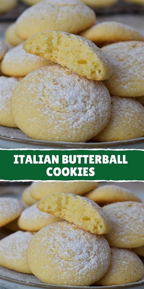 Homemade Italian Butterball Cookies Recipe Butterball Cookies
