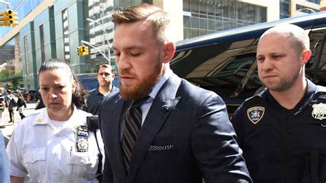 conor mcgregor speaks out after being formally charged