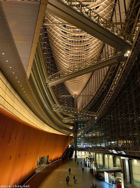 Modern Architecture In Japan Tokyo International Forum Night View