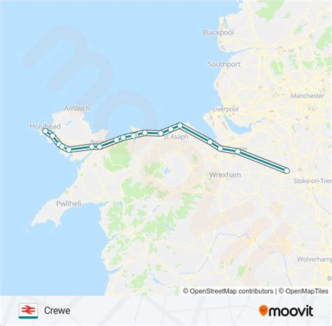 Transport For Wales Route Schedules Stops And Maps Crewe Updated