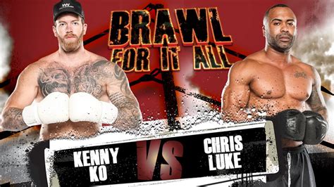 BRAWL FOR IT ALL Kenny KO Vs Chris Luke Boxing Match Blackstone Labs YouTube