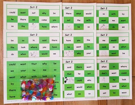 Sight Words Board Games Set 2