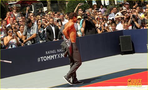 Rafael Nadal Strips Down Shirtless To His Underwear For Sexy Tommy