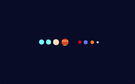 Solar System Minimal Wallpapers Top Free Solar System Minimal Backgrounds Wallpaperaccess