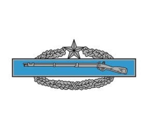 Us Army Combat Infantryman Badge 2nd Award Vector Files Dxf Etsy