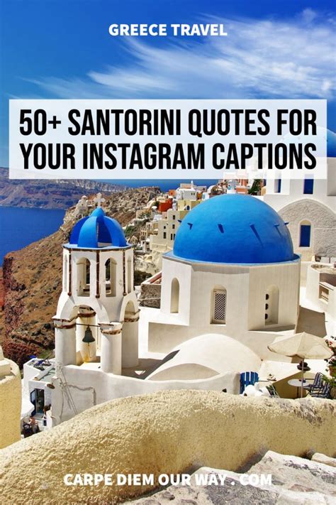 50 Santorini Instagram Captions For Your Travel Photos Carpe Diem