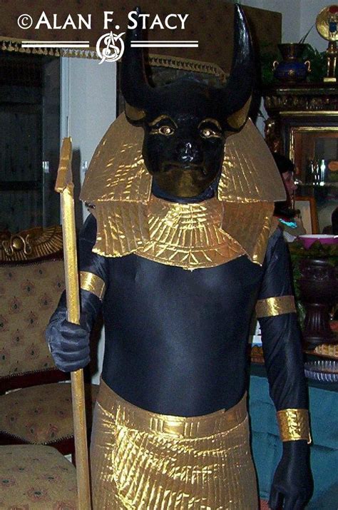 Anubis Costume 2005 For An Egyptian Society Party I Stood By The Door And Some People Thought