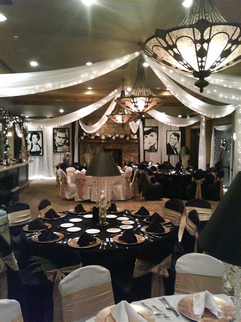 The awards night reflections dec kit will make any venue turn into an upscale hollywood event. Old Hollywood Christmas Party at D'Andrea Golf Course for ...