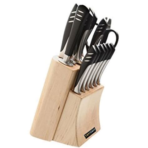 knife chef stainless master piece steel cutlery rated block amazon kitchen sets knives storage hayneedle butcher cooking discountwind loves cook