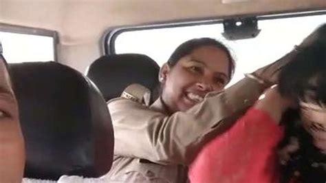 Watch Shocking Footage Of Up Police Assaulting Hindu Woman For Being
