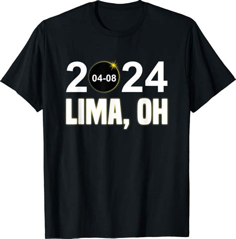 Total Solar Eclipse 04.08.2024 Lima Ohio Solar Eclipse T-Shirt