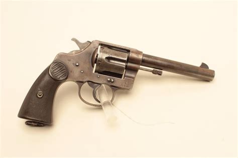 Early Colt New Service Da Revolver 45 Colt Caliber 55