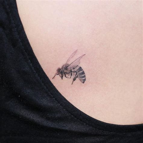 Minimalist Cute Bee Tattoo Wiki Tattoo