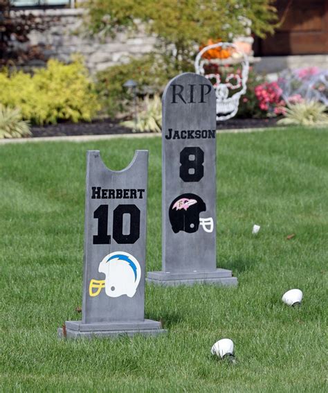 Myles Garrett Decorates House With Tombstones Of Quarterbacks October