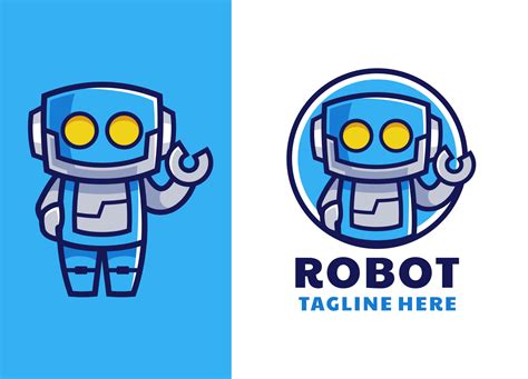 Robot Logo Vector Art Icons And Graphics For Free Download