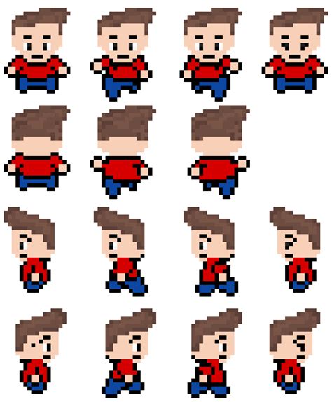 D Sprite Sheet Png