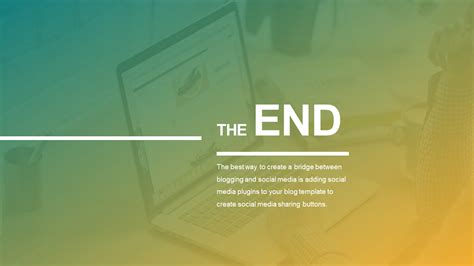 The End Powerpoint Backgrounds