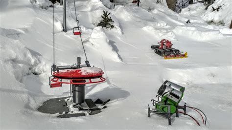 Model Ski Lift Winter 2021 Youtube