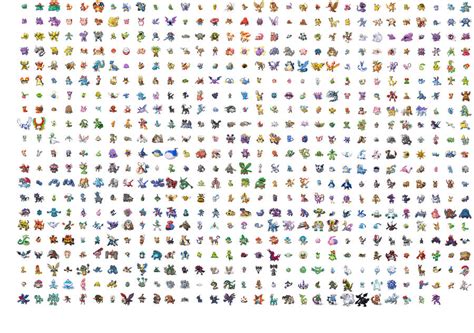 All 649 Pokemon Sprites By Timbersoul On Deviantart