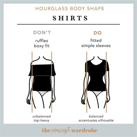 Hourglass Body Shape Shirts Dos And Donts The Concept Wardrobe
