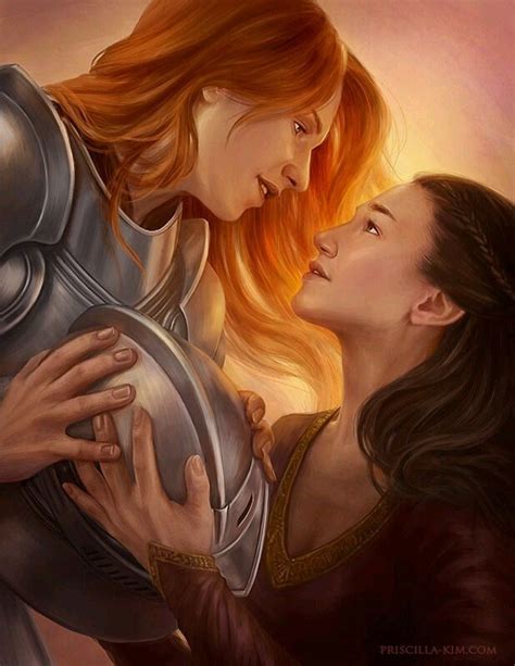 Pick A God And Pray Lesbian Art Female Knight Fantasy Couples