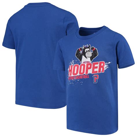 On sunday, with the portland trail blazers in town, center robin lopez took out hooper. Detroit Pistons Youth Mascot Ice Break T-Shirt - Blue - Walmart.com - Walmart.com